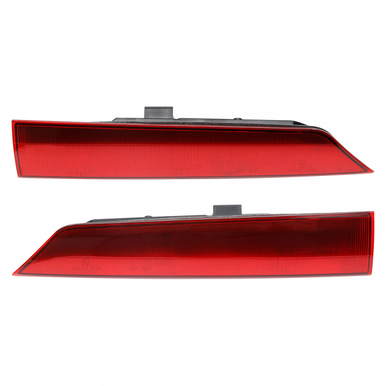 Upgrade Design LED Lightbar Bremsleuchte für Ford Transit Custom Doppeltürer 12+ rot
